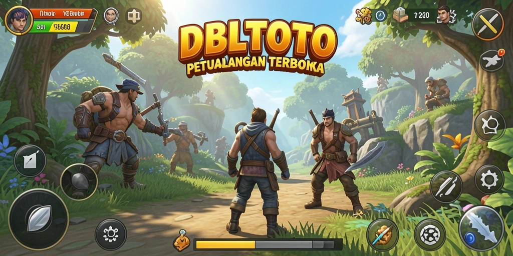Tampilan gameplay seru di dunia terbuka DBLTOTO dengan karakter dan pemandangan menakjubkan.