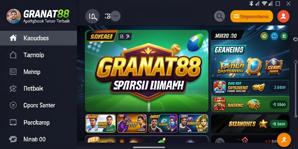 Tampilan gameplay yang menarik dan interaktif dari GRANAT88.