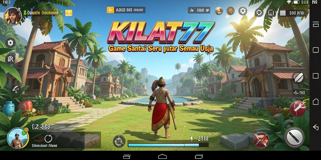 Tangkapan layar KILAT77 menampilkan gameplay yang ceria dan penuh warna.