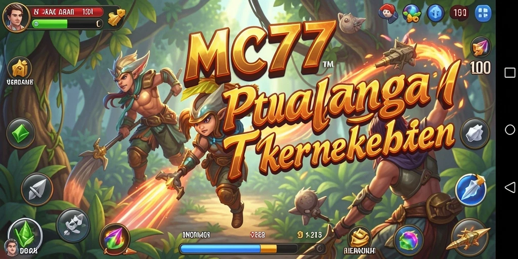 Screenshot utama MC777 menampilkan gameplay petualangan yang mendebarkan.