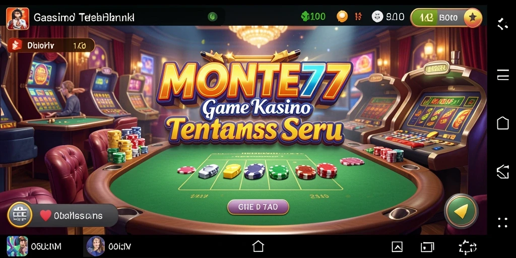 Screenshot gameplay <strong>MONTE77</strong> di Kasino yang mengesankan.