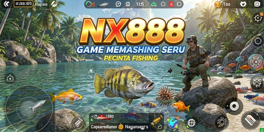 Tangkapan ikan besar dalam gameplay NX888 yang menakjubkan.