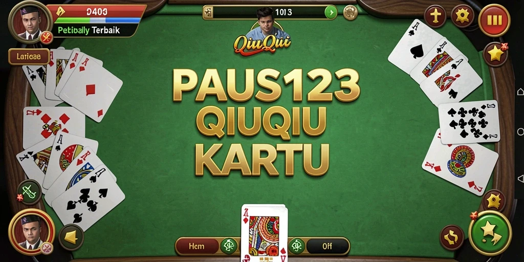 Tampilan gameplay QiuQiu yang menegangkan dan menarik.
