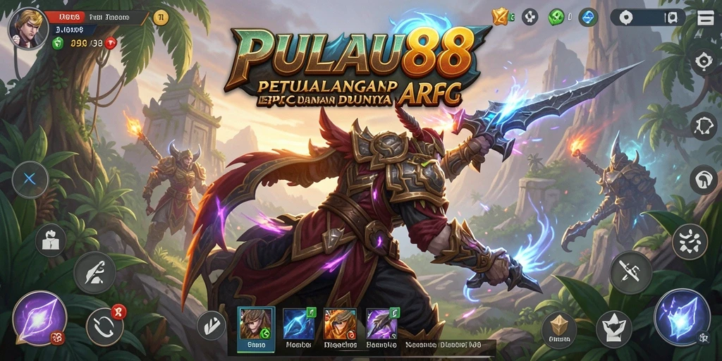 Tangkapan layar gameplay intens dari PULAU88 yang menunjukkan aksi seru dalam pertarungan.