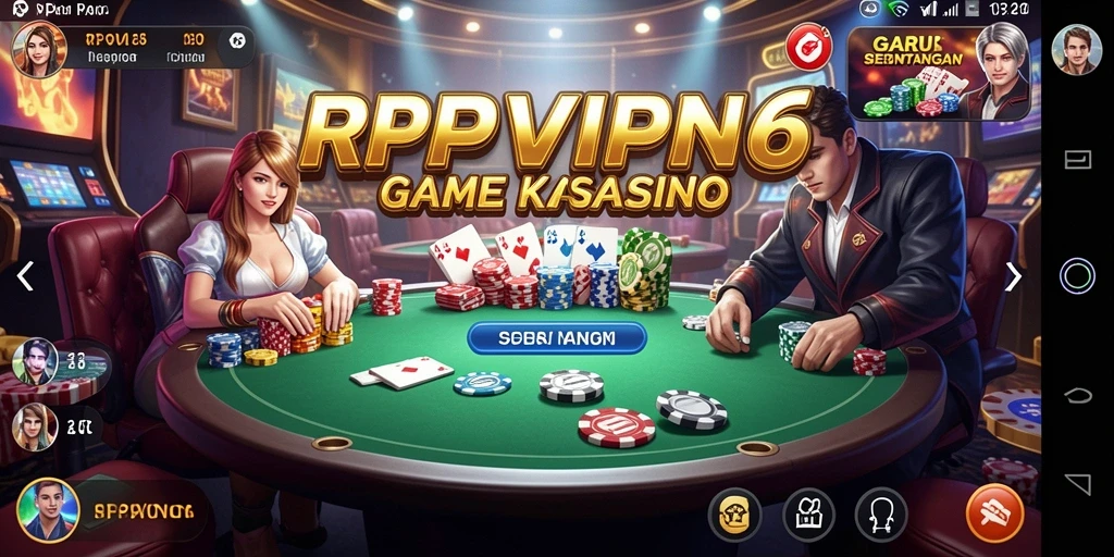 Tampilan screenshot RPVIP6 dengan gameplay Kasino yang menarik.