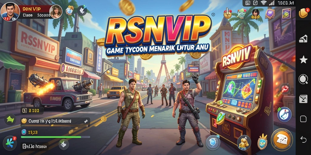 Gameplay Tycoon yang menarik dan penuh tantangan.