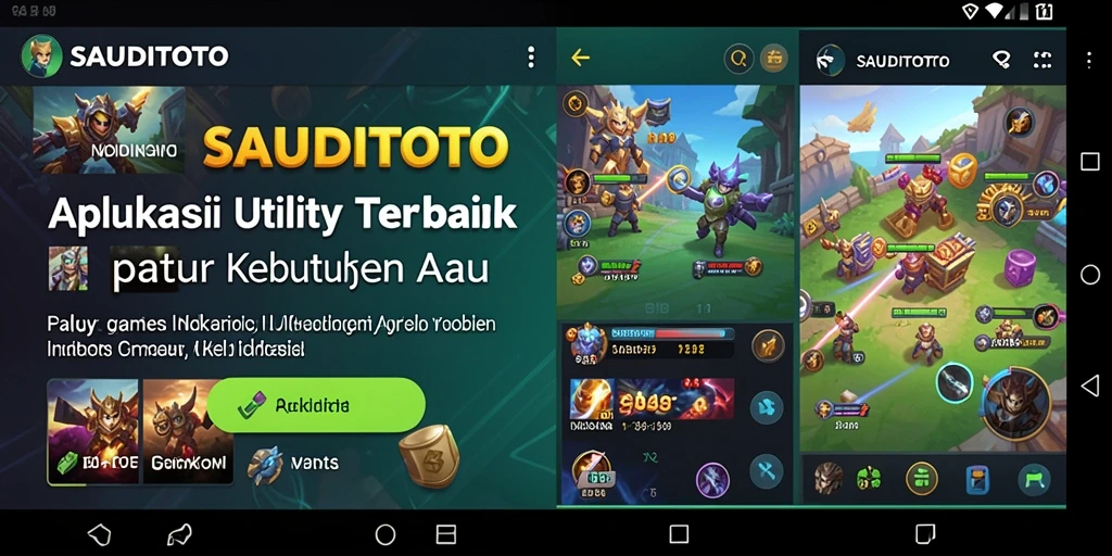 Tampilan utama SAUDITOTO yang menunjukkan berbagai fitur utilitas.