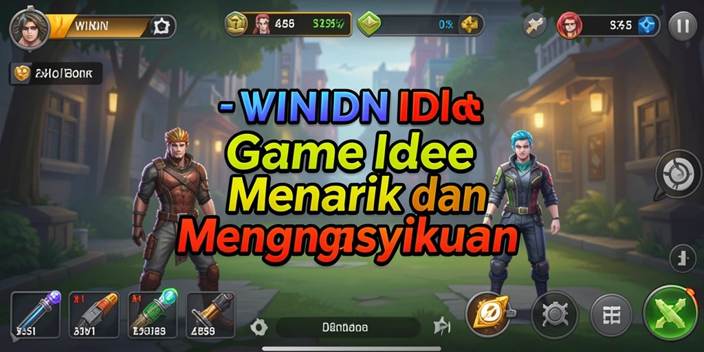 Tampilan gameplay WINIDN yang menarik dan santai.
