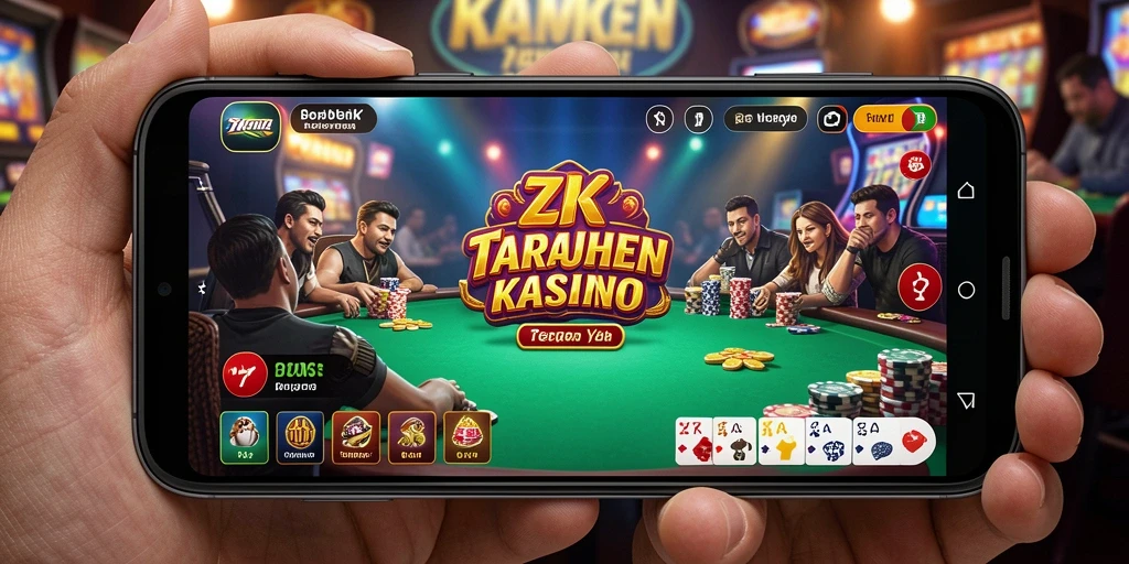 Gameplay seru dan menarik di aplikasi ZK7.