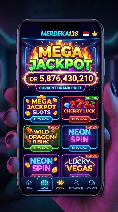 Pengguna merdeka138 yang bahagia sedang menikmati aplikasi favorit mereka.
